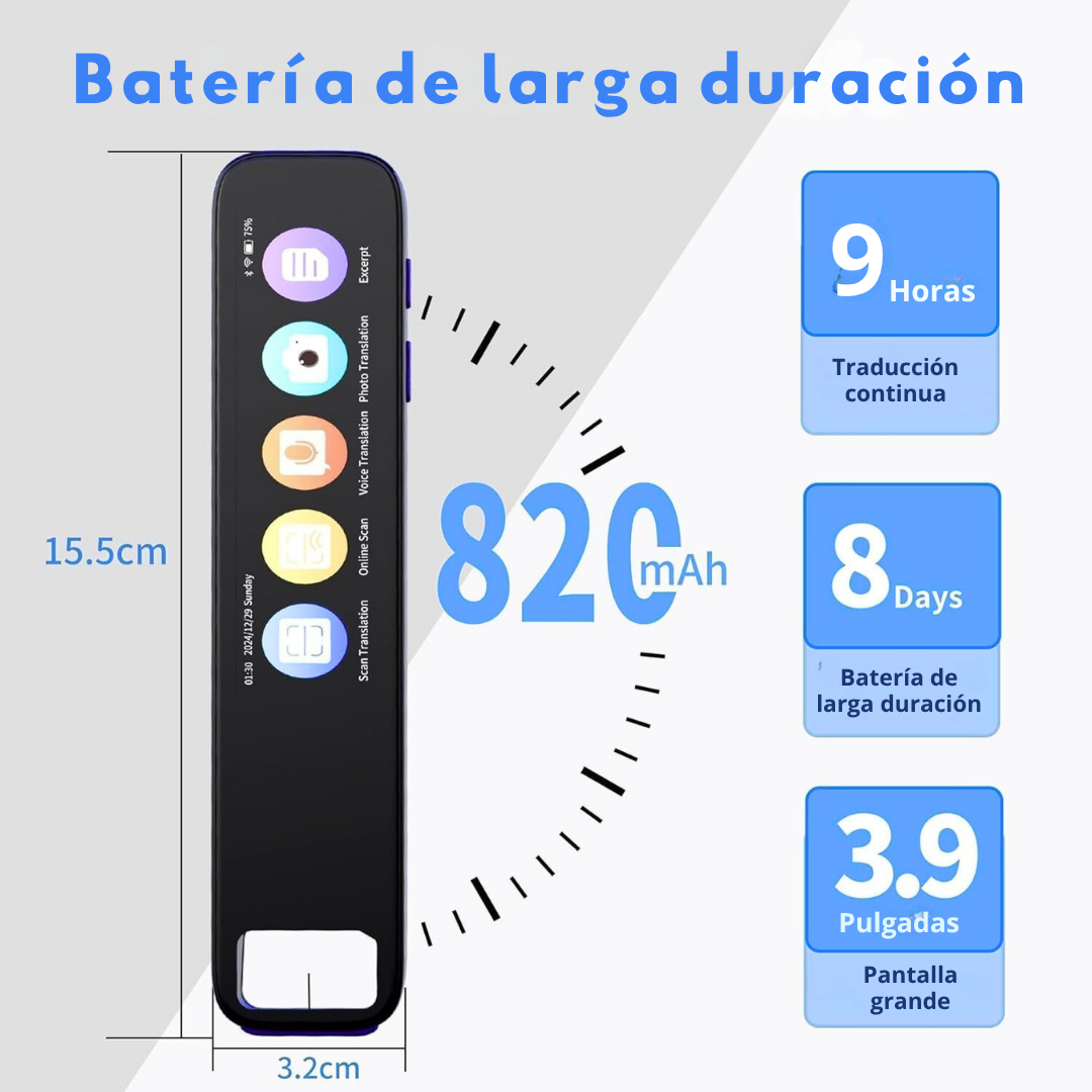 Bolígrafo traductor con IA